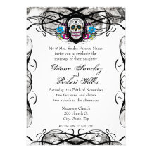 Crâne de Cavaleras Muerte et invitation de Flouris