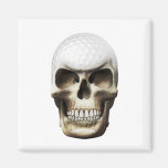 Crâne de golf magnets pour réfrigérateur