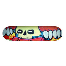 Crâne de graffiti skateboards personnalisables