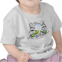 Crâne et os croisés - chemise t-shirt