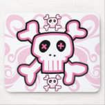Tapis de souris roses