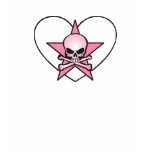 Crâne rose de fille