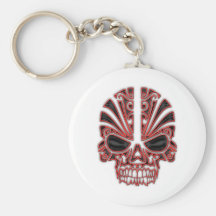 Crâne tribal porte-clé