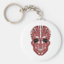 Crâne tribal porte-clef