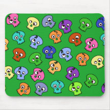Crânes drôles tapis de souris