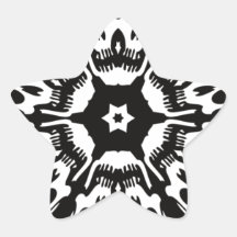 Crânes Stickers En Étoile