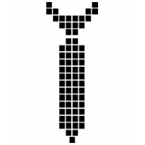 Cravate de pixel