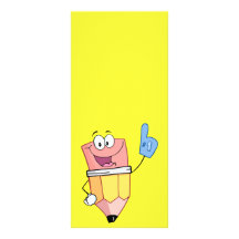 CRAYON HEUREUX D'ÉCOLE DE LA BANDE DESSINÉE 4766 CARTE DOUBLE CUSTOMISABLE