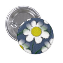 Crazy Daisy Love Pinback Buttons