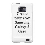 Créez votre propre caisse de la galaxie S de Samsu Étui Galaxy SII