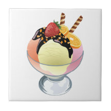 Crème glacée carreau