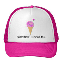 Crème glacée casquettes de camionneur