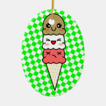 Crème glacée de Kawaii Décoration Pour Sapin De Noël