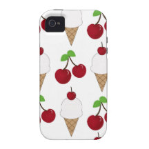 Crème glacée et coque iphone d'Apple de motif de c Coques iPhone 4/4S