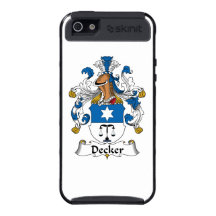 CREST van de Familie van het dek iPhone 5 Cases