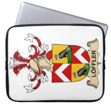 CREST van de Familie van Löffler Computer Sleeves