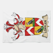 CREST van de Familie van Löffler Handdoek