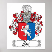 Crête de famille de Boni Affiche
