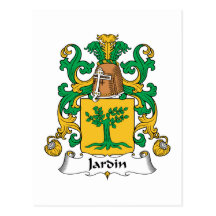 Crête de famille de Jardin Cartes Postales