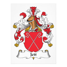Crête de famille de Jett Invitations Personnalisées