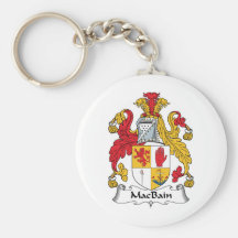 Crête de famille de MacBain Porte-clefs