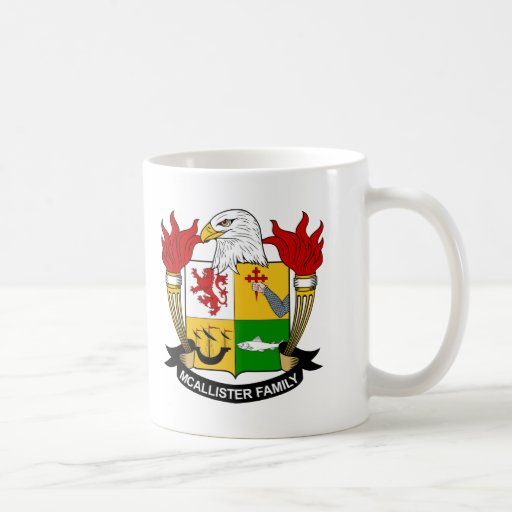 Crête de famille de McAllister Tasse
