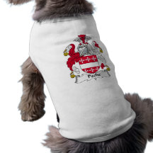 Crête de famille de Peche Tee-shirts Pour Chien