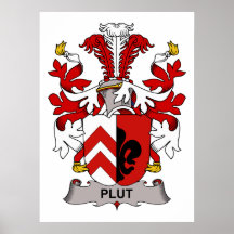 Crête de famille de Plut Affiche