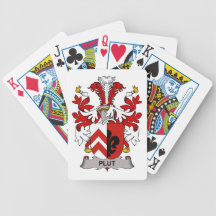 Crête de famille de Plut Cartes À Jouer