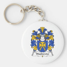 Crête de famille de Waskiewicz Porte-clefs