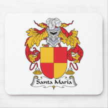 Crête de famille Santa Maria Tapis De Souris