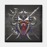Crête de rage magnets pour réfrigérateur