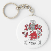 Crête Romani de famille Porte-clef