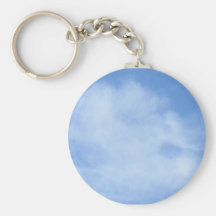 Cri perçant silencieux - un visage dans les nuages porte-clef