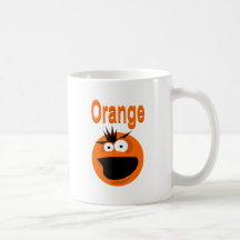 Criard orange tasses à café