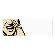 Crient la mini carte cartes de visite professionnelles