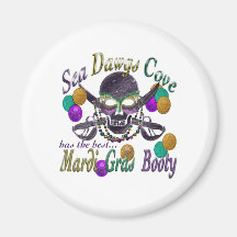 Crique et mardi gras de SeaDawgs Aimant