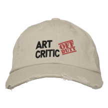 Critique qui n'est pas de service d'art casquettes brodées