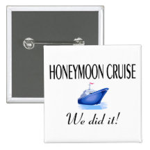 Croisière de lune de miel badges