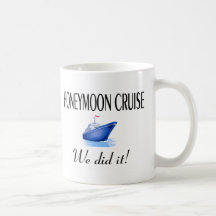 Croisière de lune de miel mug à café
