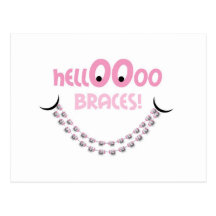 Croisillons orthodontiques de rendez-vous de rappe cartes postales