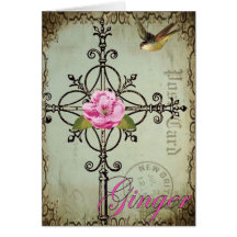 croix de gingembre cartes de vœux