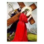 Croix d'incidence de Jésus de carte postale
