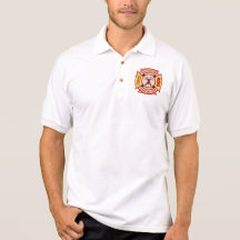 Croix maltaise de sapeur-pompier volontaire t-shirt