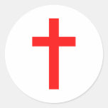 Croix (rouge) autocollants