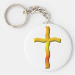 Croix vide de Pâques de la résurrection de Jésus Porte-clés