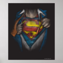 Croquis de coffre de Superman Posters