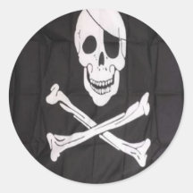 crossbone de crâne adhésif