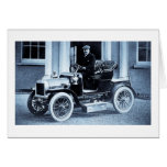 Cru 1907 d'automobiliste de conducteur de voiture  cartes de vœux
