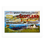 Cru de l'Ecosse Glasgow de vapeurs de Royal Mail Carte Postale